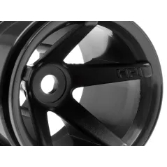 Hpi Racing SUPER STAR MT WHEELS (BLACK/DEEP OFFSET/2PCS) 2140