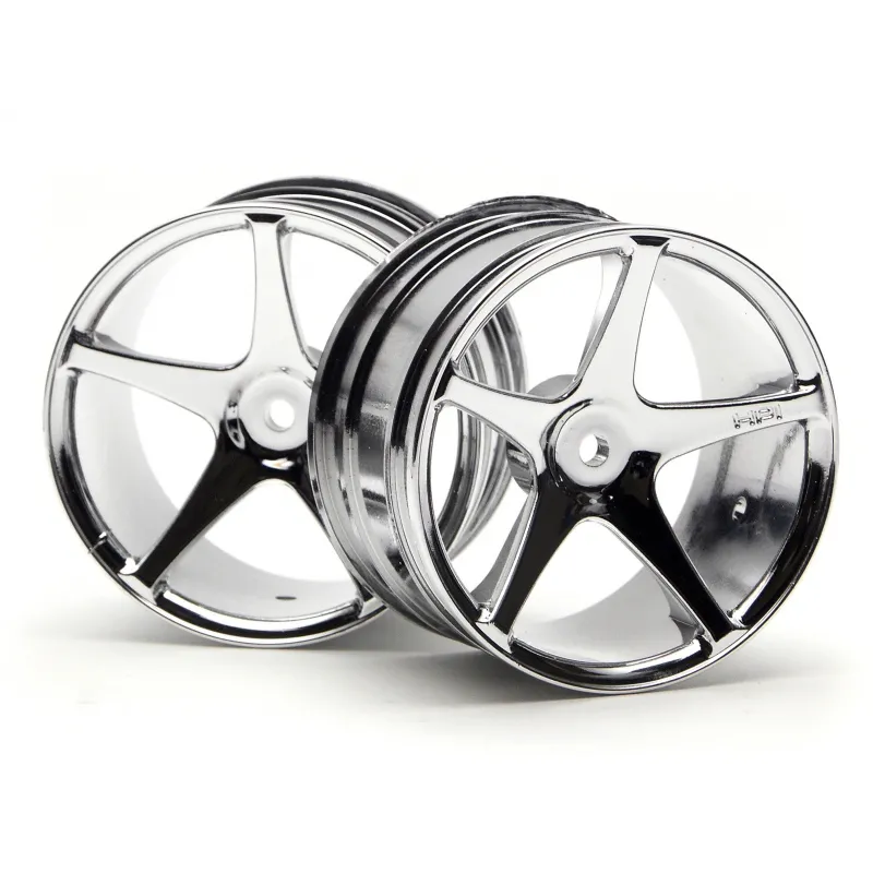 Hpi Racing SUPER STAR WHEEL 57X35MM (2.2IN) CHROME(SUPER NITRO) 3032