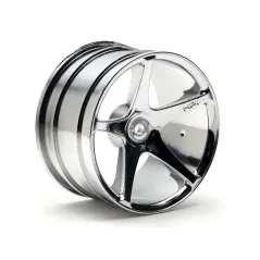 Hpi Racing SUPER STAR WHEEL 57X35MM (2.2IN) CHROME(SUPER NITRO) 3032