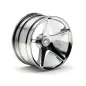 Hpi Racing SUPER STAR WHEEL 57X35MM (2.2IN) CHROME(SUPER NITRO) 3032