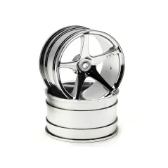 Hpi Racing SUPER STAR WHEEL 57X35MM (2.2IN) CHROME(SUPER NITRO) 3032