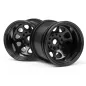 Hpi Racing CLASSIC KING WHEEL BLACK (2.2IN/2PCS) 3061