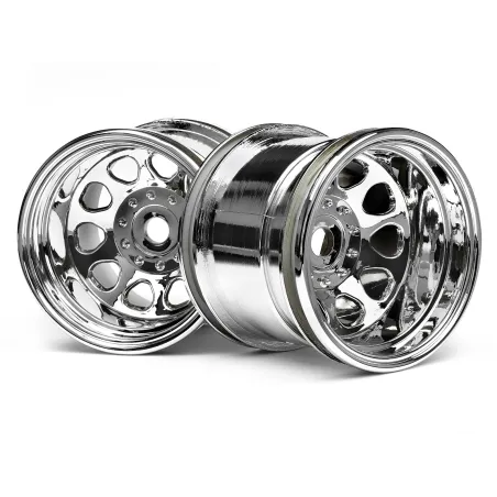 Hpi Racing CLASSIC KING WHEEL CHROME (56x51mm/2pcs) 3062