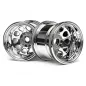 Hpi Racing CLASSIC KING WHEEL CHROME (56x51mm/2pcs) 3062