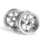 Hpi Racing SPIKE TRUCK WHEEL (MATTE CHROME/2PCS) 3083