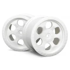 Hpi Racing 6 SPOKE WHEEL WHITE (83X56MM/2PCS) 3115