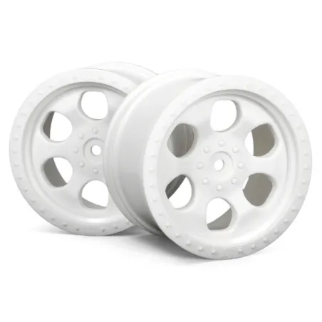 Hpi Racing 6 SPOKE WHEEL WHITE (83X56MM/2PCS) 3115