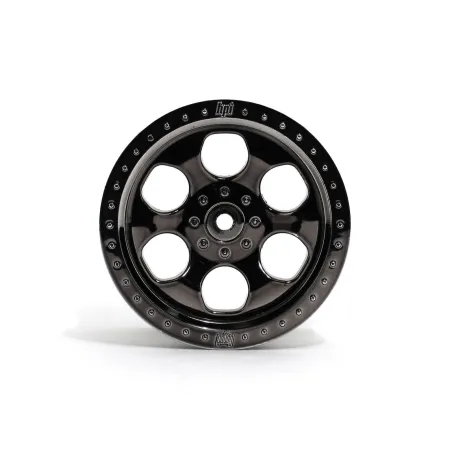 Hpi Racing 6 SPOKE WHEEL BLACK CHROME (83X56MM/2PCS) 3161
