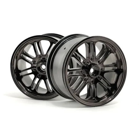 Hpi Racing 8 SPOKE WHEEL BLACK CHROME (83X56MM/2PCS) 3173