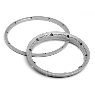 Hpi Racing  HEAVY DUTY WHEEL BEAD LOCK RINGS (SILVER/FOR 2 WHEELS) 3272