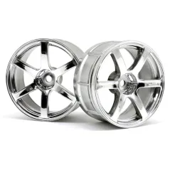 Hpi Racing LP29 WHEEL YOKOHAMA AVS MODEL T6 CHROME (2PCS) 33465