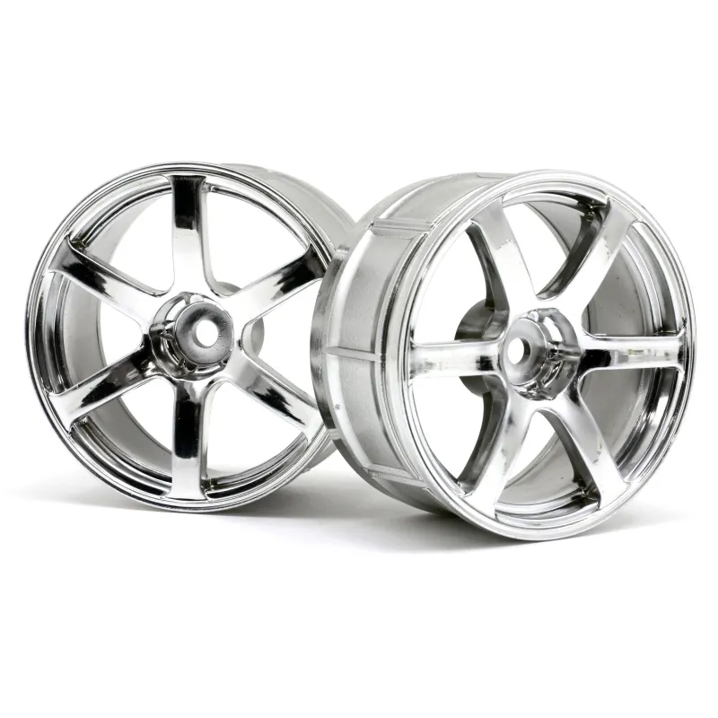 Hpi Racing LP29 WHEEL YOKOHAMA AVS MODEL T6 CHROME (2PCS) 33465