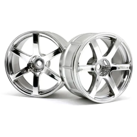 Hpi Racing LP29 WHEEL YOKOHAMA AVS MODEL T6 CHROME (2PCS) 33465