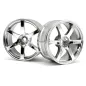 Hpi Racing LP29 WHEEL YOKOHAMA AVS MODEL T6 CHROME (2PCS) 33465