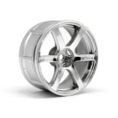 Hpi Racing LP29 WHEEL YOKOHAMA AVS MODEL T6 CHROME (2PCS) 33465