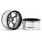 Hpi Racing LP29 WHEEL YOKOHAMA AVS MODEL T6 CHROME (2PCS) 33465