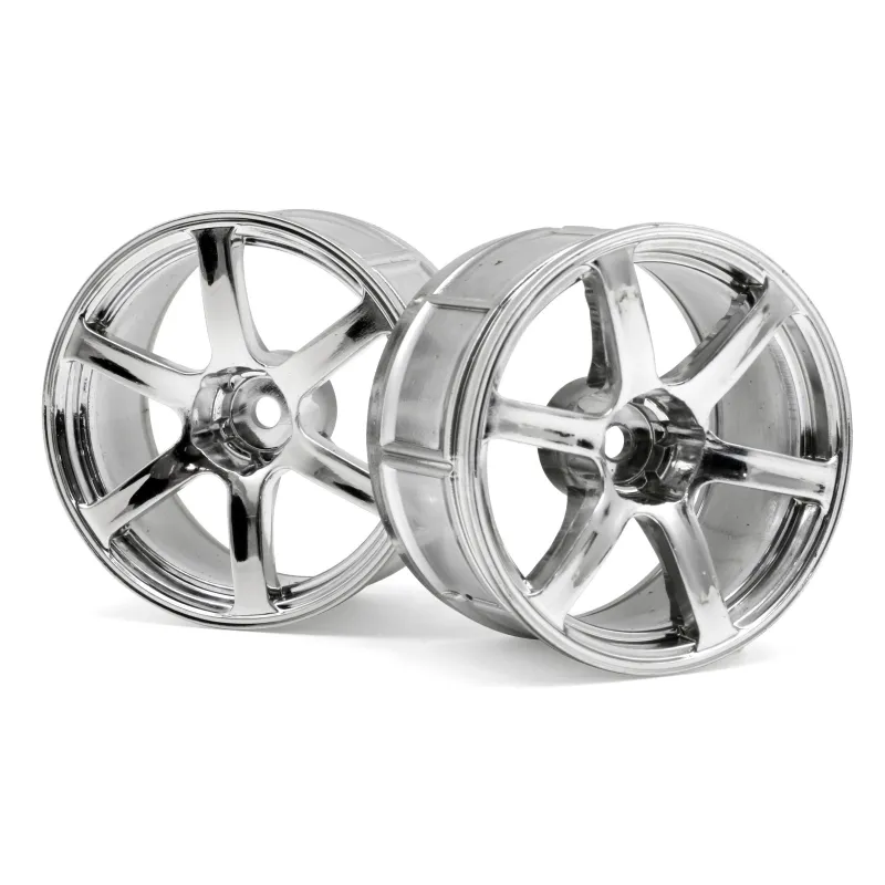 Hpi Racing LP32 WHEEL YOKOHAMA AVS MODEL T6 CHROME (2PCS) 33466