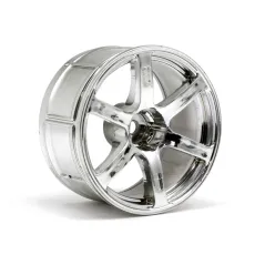 Hpi Racing LP32 WHEEL YOKOHAMA AVS MODEL T6 CHROME (2PCS) 33466