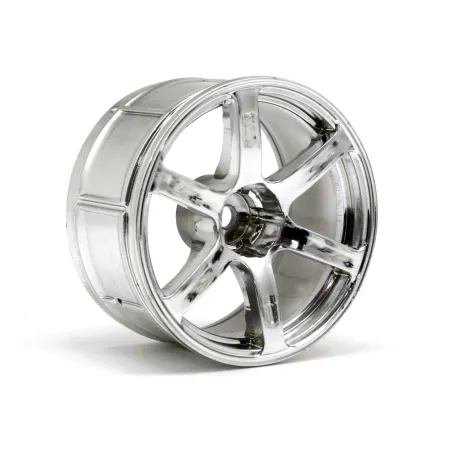 Hpi Racing LP32 WHEEL YOKOHAMA AVS MODEL T6 CHROME (2PCS) 33466