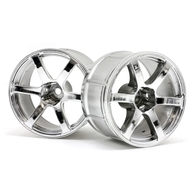Hpi Racing LP35 WHEEL YOKOHAMA AVS MODEL T6 CHROME (2PCS) 33467