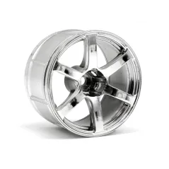 Hpi Racing LP35 WHEEL YOKOHAMA AVS MODEL T6 CHROME (2PCS) 33467