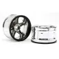 Hpi Racing LP35 WHEEL YOKOHAMA AVS MODEL T6 CHROME (2PCS) 33467