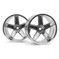 Hpi Racing LP32 WHEEL MF TYPE CHROME (6MM OFFSET/2PCS) 33477