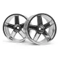 Hpi Racing LP35 WHEEL MF TYPE CHROME (9MM OFFSET/2PCS) 33478