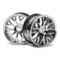 Hpi Racing MESH WHEEL 26MM (CHROME)(1MM OFFSET) 3712