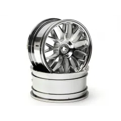 Hpi Racing MESH WHEEL 26MM (CHROME)(1MM OFFSET) 3712