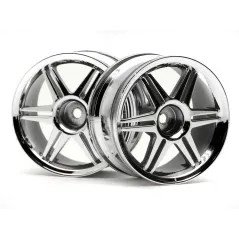 Hpi Racing 12 SPOKE CORSA WHEEL CHROME 26MM (3MM OFFSET) 3802