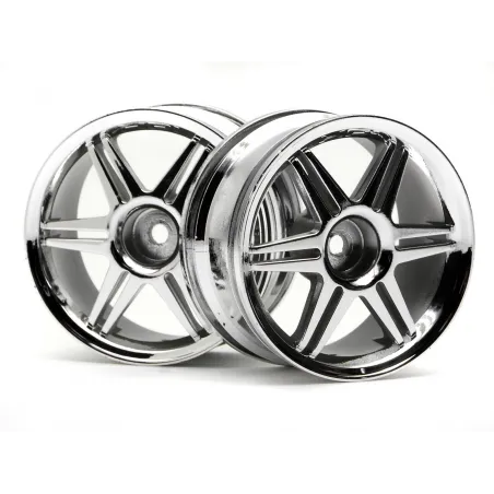 Hpi Racing 12 SPOKE CORSA WHEEL CHROME 26MM (3MM OFFSET) 3802
