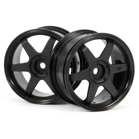 Hpi Racing TE37 WHEEL 26MM BLACK (0MM OFFSET) 3836