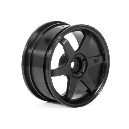 Hpi Racing TE37 WHEEL 26MM BLACK (0MM OFFSET) 3836