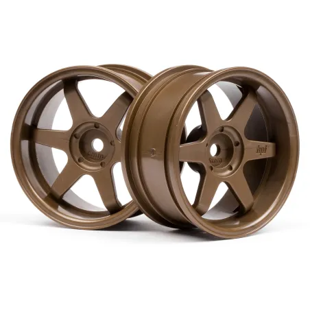 Hpi Racing TE37 WHEEL 26mm BRONZE (0mm OFFSET) 3838