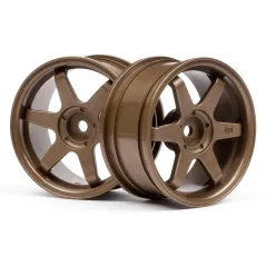 Hpi Racing TE37 WHEEL 26mm BRONZE (3mm OFFSET) 3843