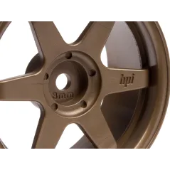 Hpi Racing TE37 WHEEL 26mm BRONZE (3mm OFFSET) 3843