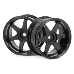 Hpi Racing TE37 WHEEL 26MM BLACK (6MM OFFSET) 3846