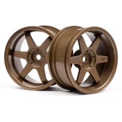 Hpi Racing TE37 WHEEL 26mm BRONZE (6mm OFFSET) 3848