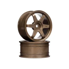 Hpi Racing TE37 WHEEL 26mm BRONZE (6mm OFFSET) 3848