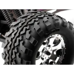 Hpi Racing MOUNTED GT2 TYRE S COMPOUND ON WARLOCK WHEEL CHROME 4709