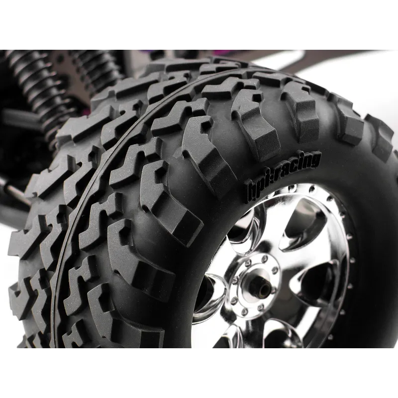 Hpi Racing MOUNTED GT2 TYRE S COMPOUND ON WARLOCK WHEEL CHROME 4709