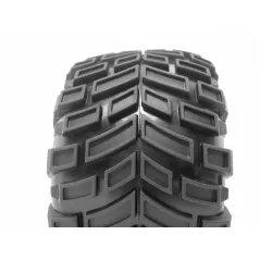 Hpi Racing MOUNTED SUPER MUDDERS TIRE 165x88mm on RINGZ WHEEL SHINY CHROME 4726