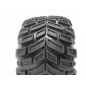 Hpi Racing MOUNTED SUPER MUDDERS TIRE 165x88mm on RINGZ WHEEL SHINY CHROME 4726