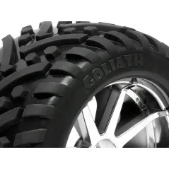 Hpi Racing MOUNTED GOLIATH TIRE 178X97MM ON BLAST WHEEL CHROME 4727