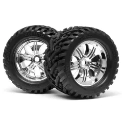 Hpi Racing MOUNTED GOLIATH TIRE 178X97MM ON TREMOR WHEEL CHROME 4728