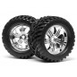 Hpi Racing  MOUNTED GOLIATH TIRE 178X97MM ON TREMOR WHEEL CHROME 4728