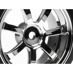 Hpi Racing MOUNTED T-GRIP TIRE 26MM RAYS 57S-PRO WHEEL CHROME 4738