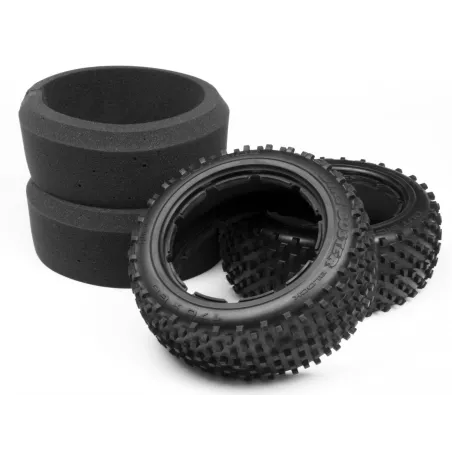 Hpi Racing DIRT BUSTER BLOCK TIRE M COMPOUND (170x60mm/2pcs) 4848
