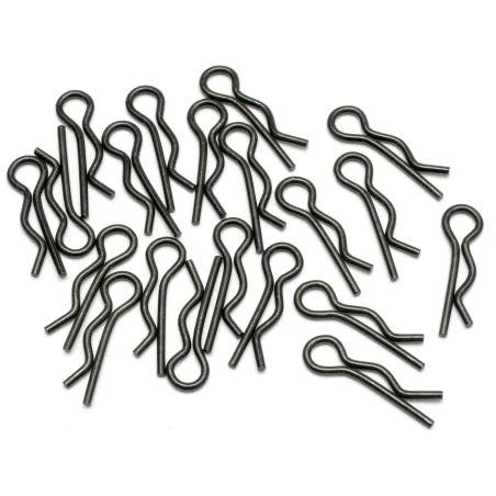 Hpi Racing BODY CLIP (8MM/BLACK/20PCS) 6203